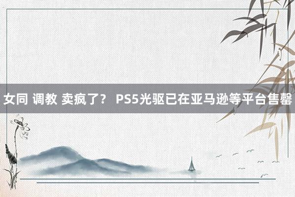 女同 调教 卖疯了？ PS5光驱已在亚马逊等平台售罄