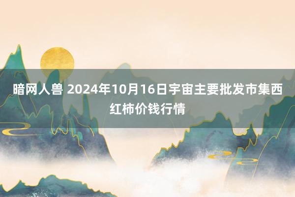 暗网人兽 2024年10月16日宇宙主要批发市集西红柿价钱行情