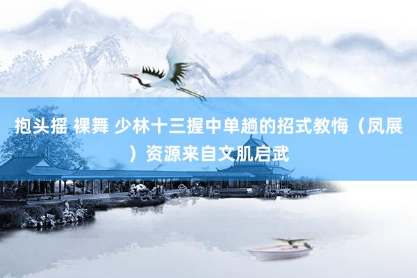 抱头摇 裸舞 少林十三握中单趟的招式教悔（凤展）资源来自文肌启武