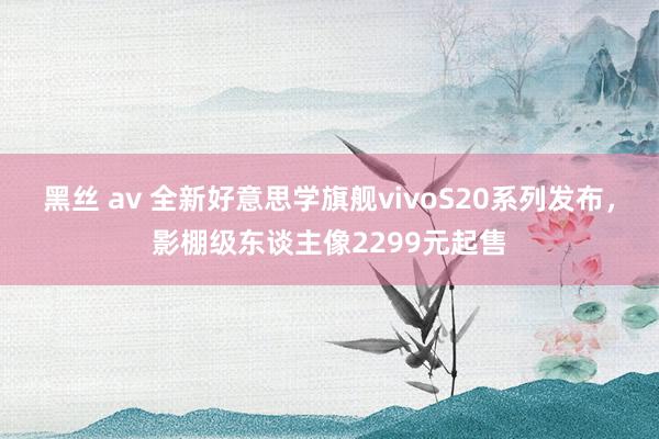 黑丝 av 全新好意思学旗舰vivoS20系列发布，影棚级东谈主像2299元起售